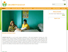 Tablet Screenshot of grameenkalyan-info.org